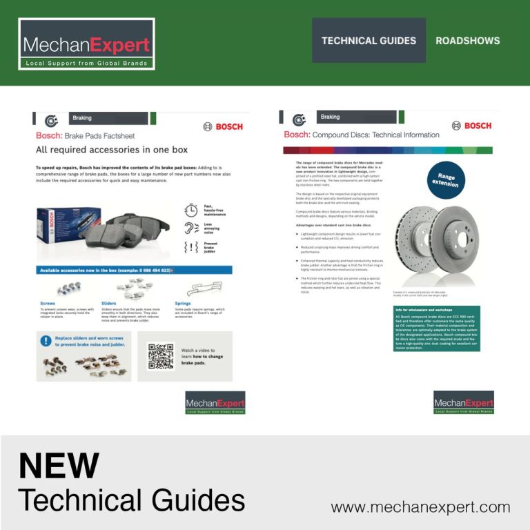 MechanExpert adds new Bosch braking guides Autotrade.ie